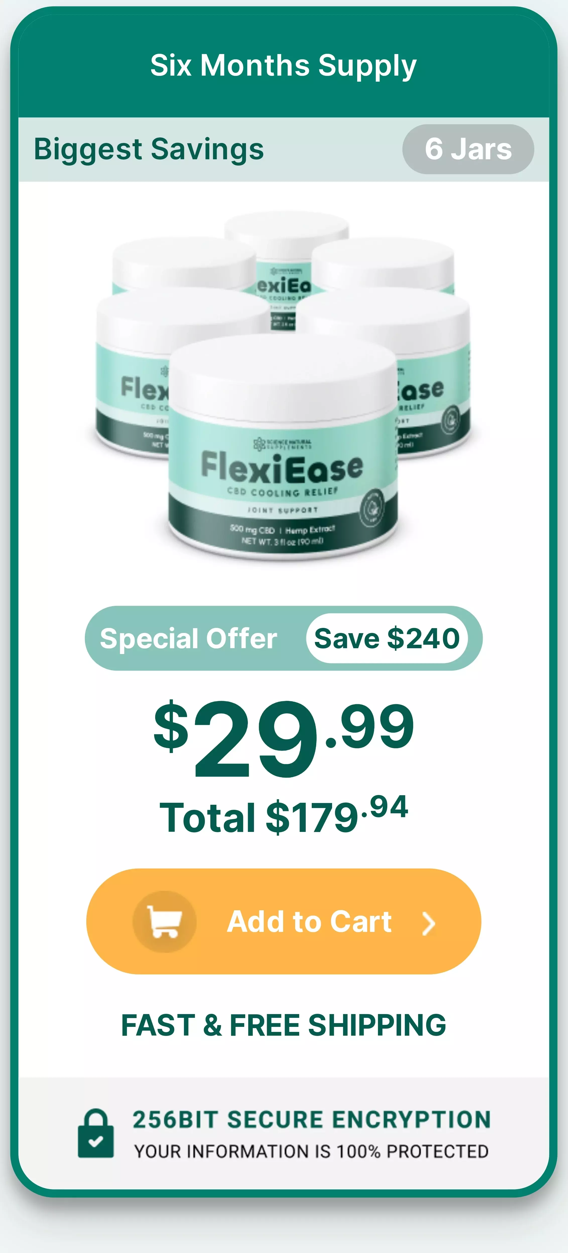 FlexiEase 6 bottles pricing